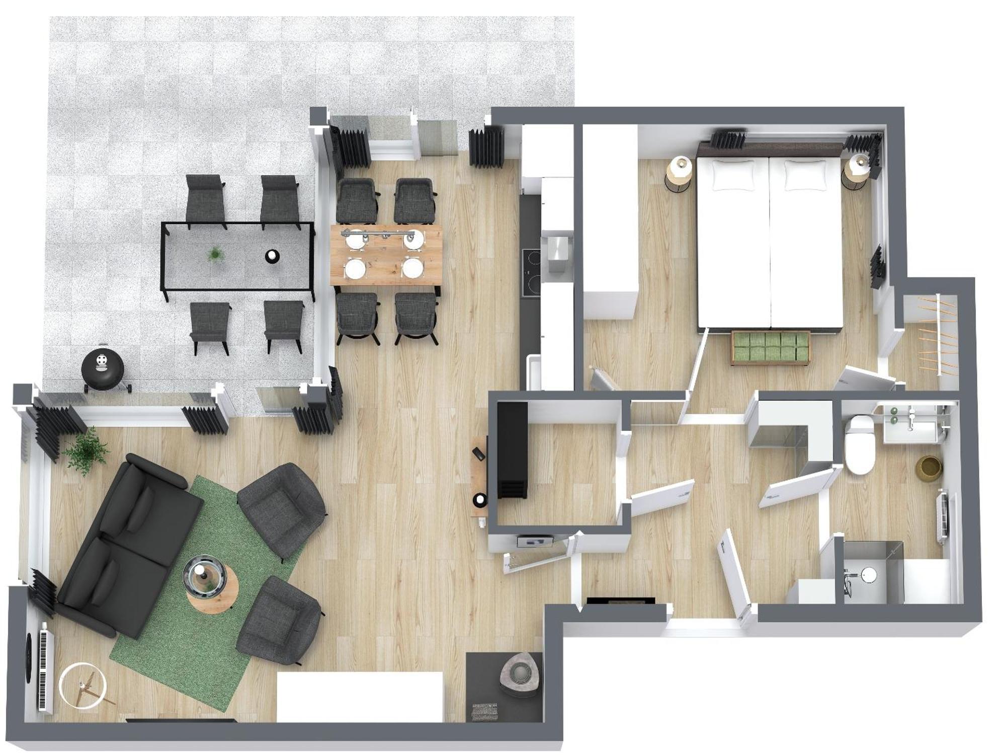 Fuchsbau Mit Kamin & Terrasse & Hunde Apartment