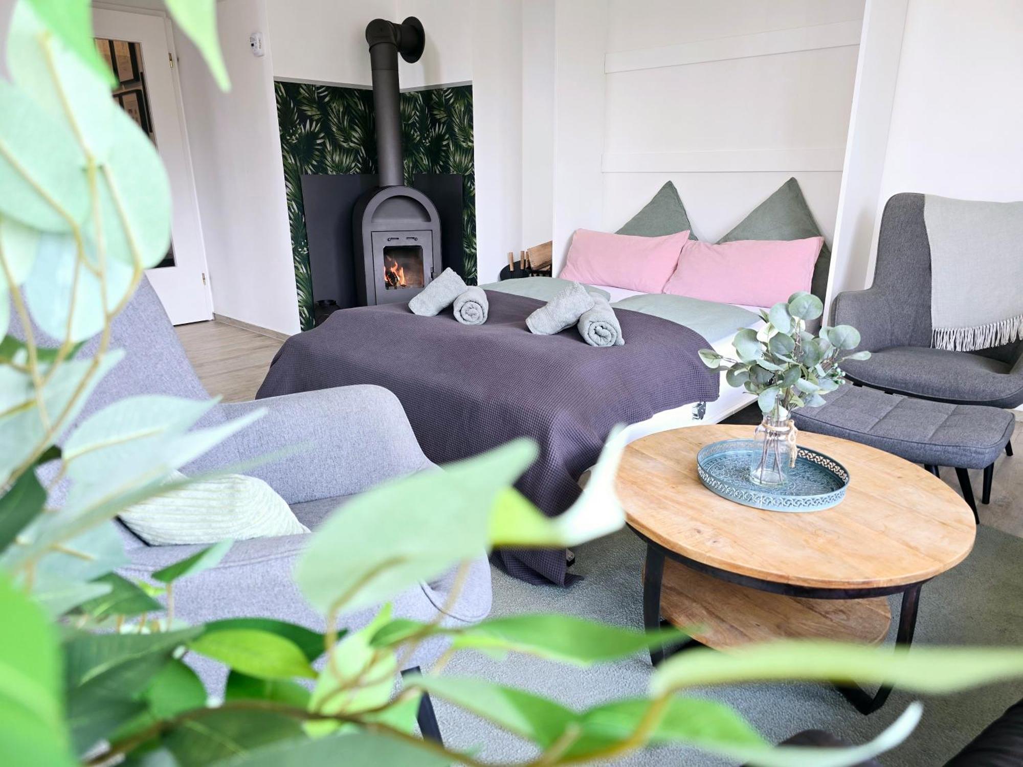 Fuchsbau Mit Kamin & Terrasse & Hunde Apartment